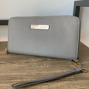 Laura Ashley Grey Wrist Wallet